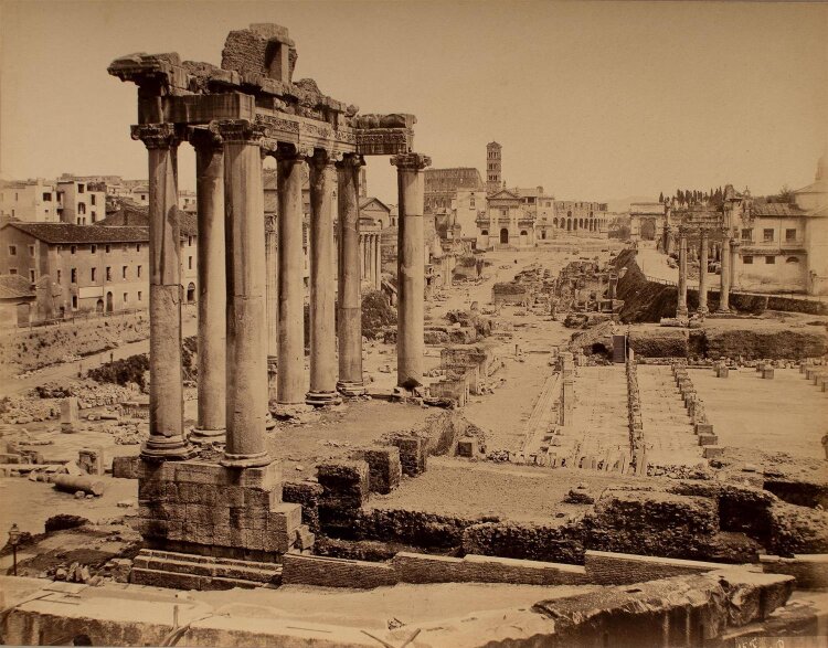 Fratelli Alinari - Forum Romanum, Rom - Fotografie - 19. Jh.