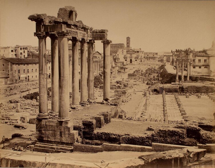 Fratelli Alinari - Forum Romanum, Rom - Fotografie - 19. Jh.
