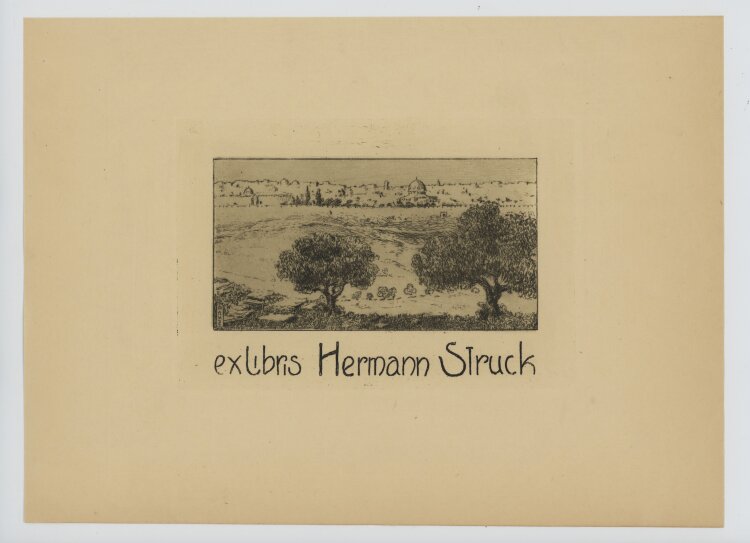 Hermann Struck - Exlibris Hermann Struck - undatiert -...