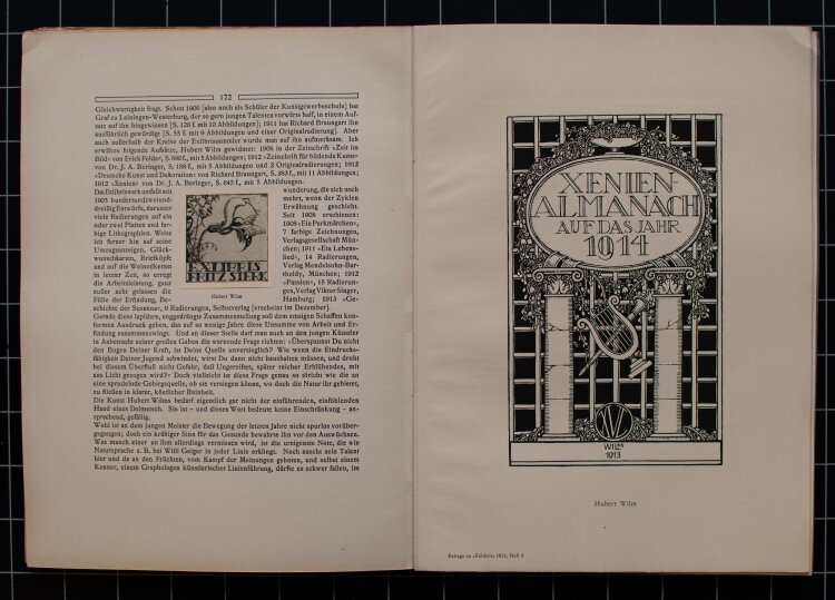 diverse - Ex Libris Buchkunst und Angewandte Graphik, Jg. 23, Heft 4, 1913, vollständige Ausgabe. - 1913 - diverse