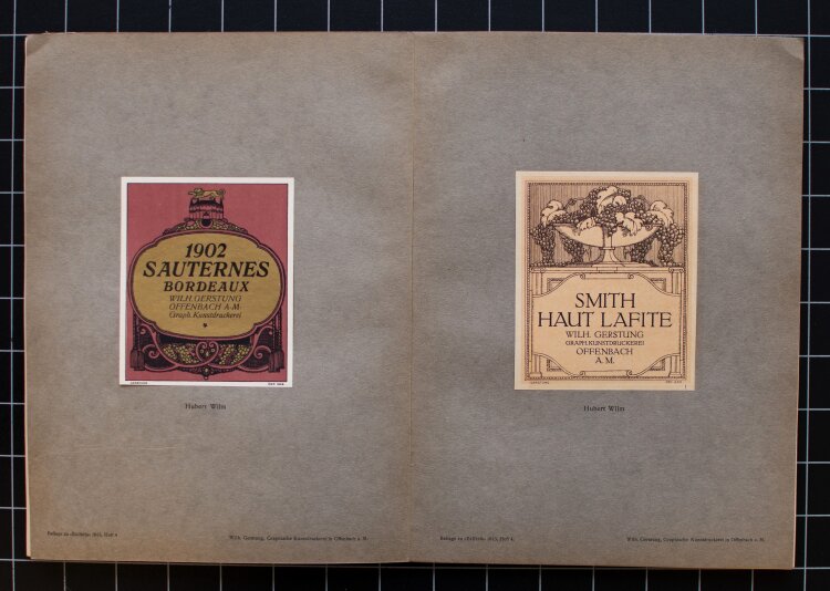 diverse - Ex Libris Buchkunst und Angewandte Graphik, Jg. 23, Heft 4, 1913, vollständige Ausgabe. - 1913 - diverse