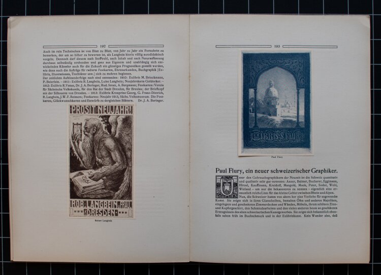 diverse - Ex Libris Buchkunst und Angewandte Graphik, Jg. 23, Heft 4, 1913, vollständige Ausgabe. - 1913 - diverse