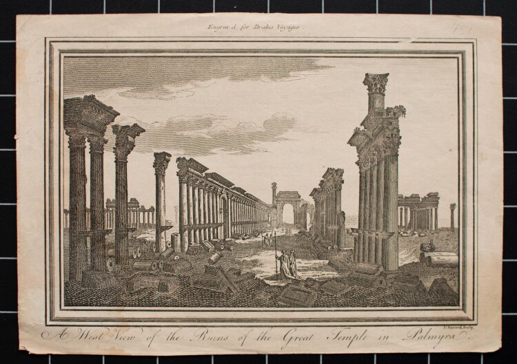 John Record - A West View of the Ruins of the Great...