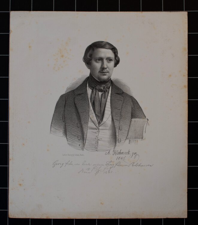 Adolf Hohneck - Bildnis Georg Freiherr von Eerde - 1846 -...
