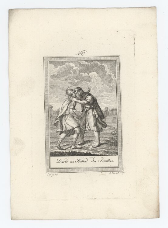 A. Bartsch nach Lange - David ein Freund des Jonathas -...