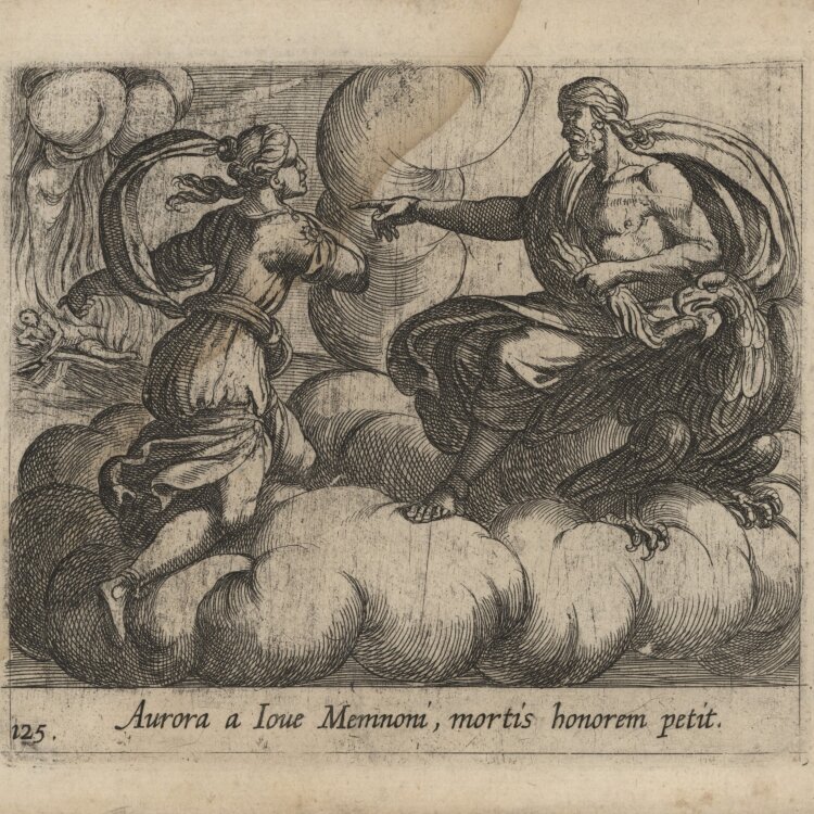 Antonio Tempesta - Szene aus Ovids Metamorphosen" - um 1606 - Kupferstich"