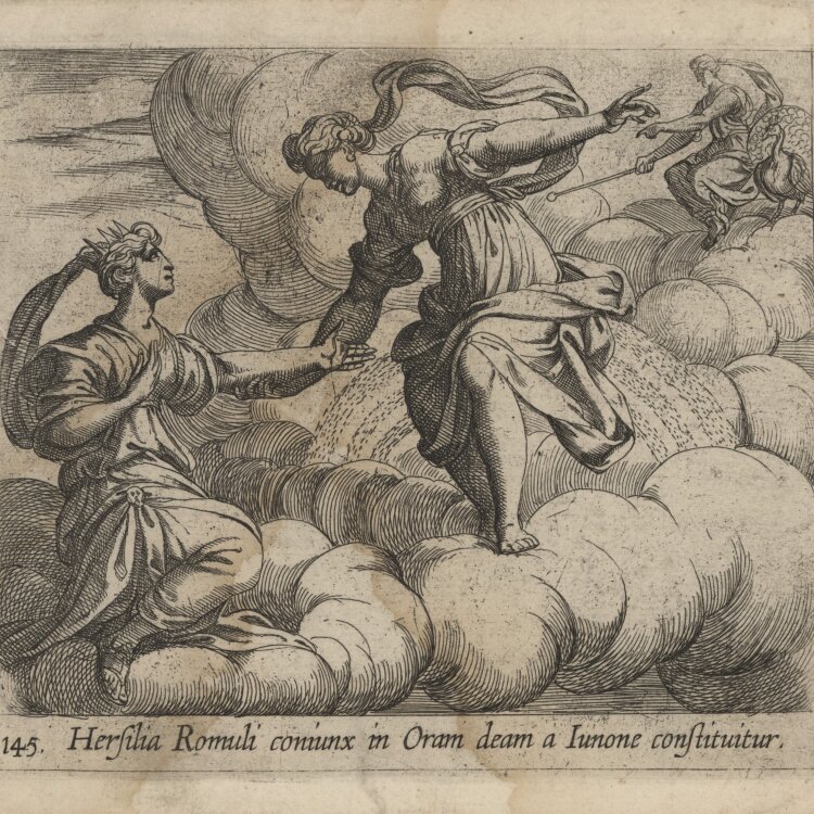 Antonio Tempesta - Szene aus Ovids Metamorphosen" - um 1606 - Kupferstich"
