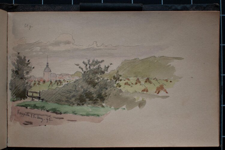 Manfred Lindemann-Frommel - Kiel, Laboe, Kappeln… - 1892 - Aquarell