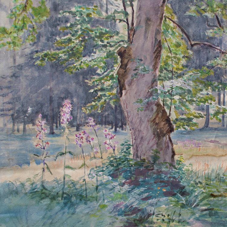 I. Knoblauch - Jägermarsch - 1906 - Aquarell