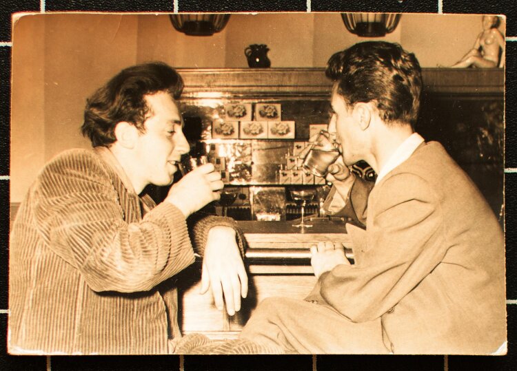Christian Kraushaar - Gabriele Mucchi in Mailand - 1955 - Fotografie/Abzug