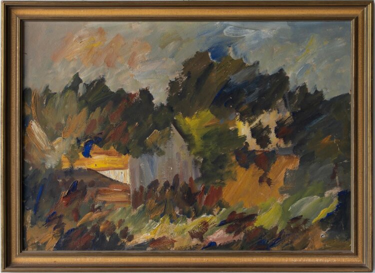 Albert Schneller - Landschaft - 1958 - Öl