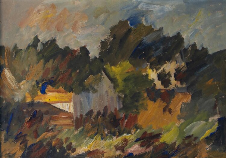 Albert Schneller - Landschaft - 1958 - Öl