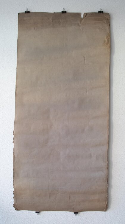 Glasmanufaktur Johann Heinrich Huber-Stutz Zürich - Kreuzigungsgruppe - undatiert - Kohle/ Aquarell auf Papier, auf Leinwand