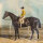 Edward Duncan - Launcelot, Winner of the Great St. Leger States at Doncaster - 1840 - Farbaquatintaradierung