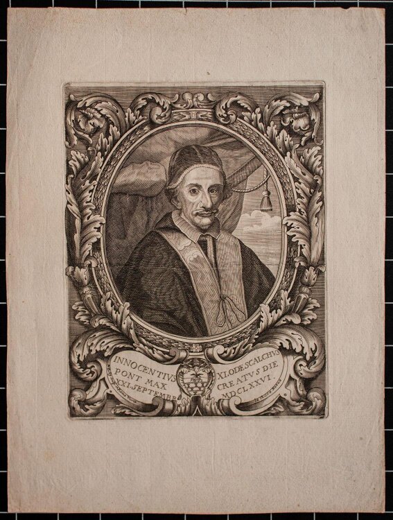 Nicholas Billy - Bildnis Papst Innozenz XI - undatiert -...