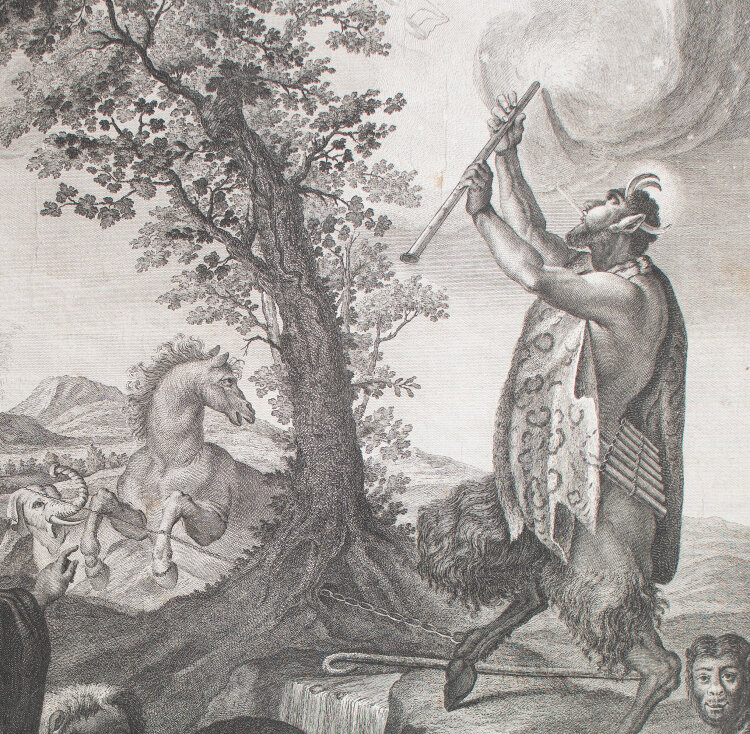 Christoforo dall Acqua - Vita mundi et oeconomia / Tabula Rivieriana Quarta - 1776 - Radierung