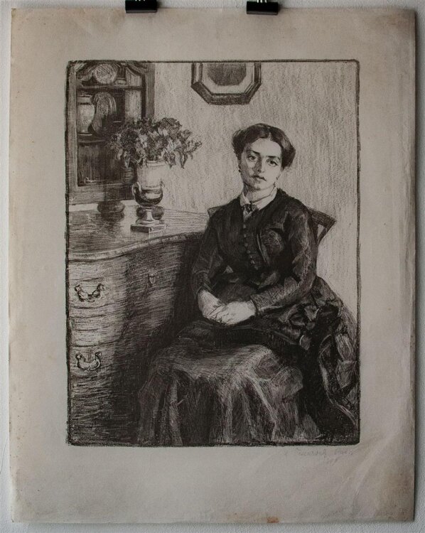 Rose Friedrich - Weibliches Bildnis - 1908 - Lithografie