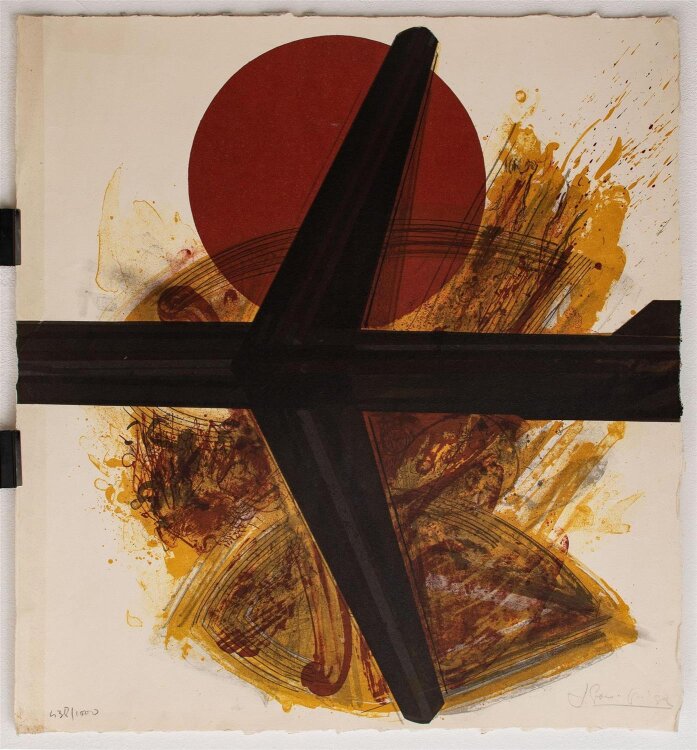 Josep Grau-Garriga - ohne Titel - 1989 - Farblithografie