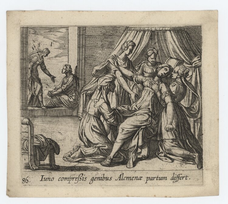 Antonio Tempesta - Szene aus Ovids Metamorphosen" - um 1606 - Kupferstich"