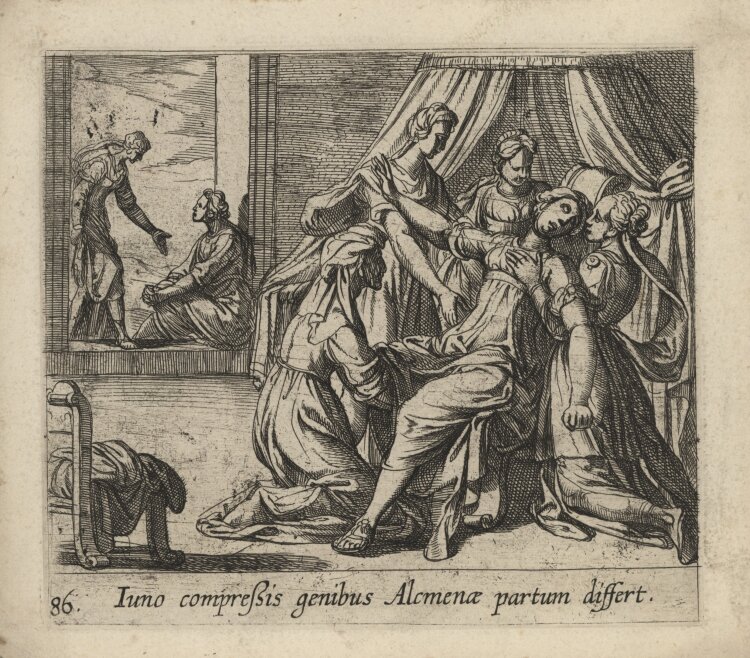 Antonio Tempesta - Szene aus Ovids Metamorphosen" - um 1606 - Kupferstich"