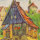 Susanne Hofmann-Hagendorn - Hexenhäusel in Bautzen - um 1920 - Farbholzschnitt