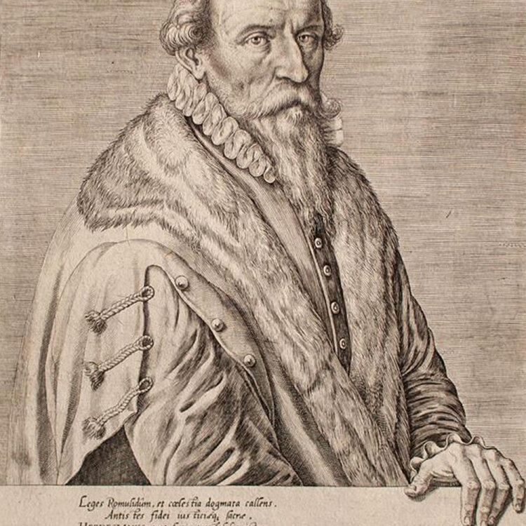 Johannes Sadeler - Bildnis Christoph Herdesianus - 1581 - Kupferstich