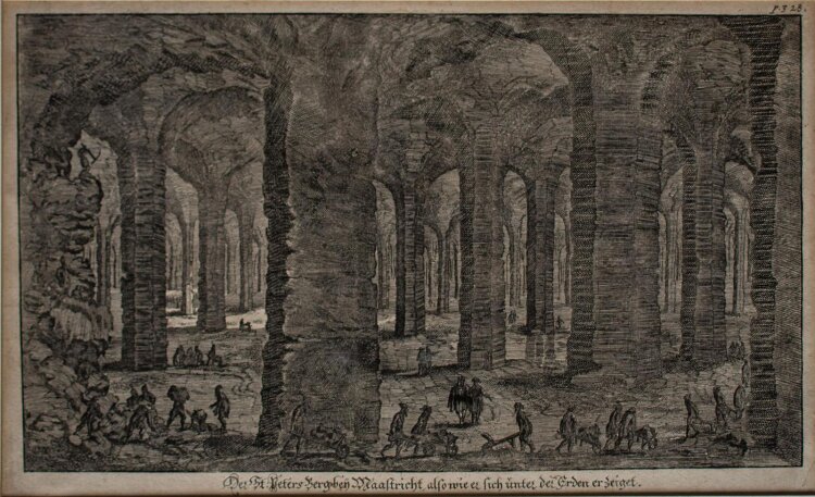 Edward Brown - Der St. Petersberg beij Maastricht - undatiert - Kupferstich