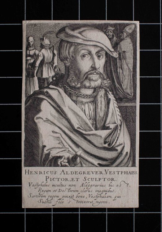 Hendrick Hondius - Porträt Heinrich Aldegrever -...