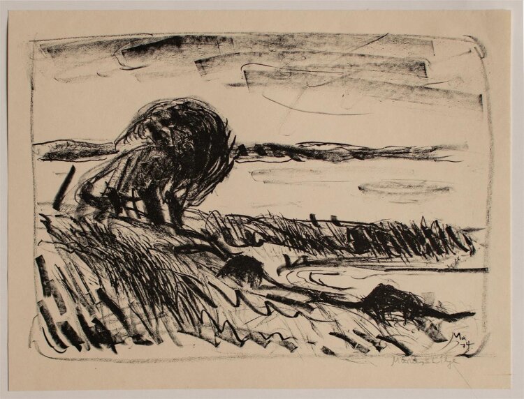Marlies Lilge - Seeufer - 1974 - Lithografie
