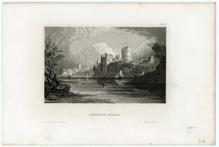 unbekannt - Pembroke Castle. - o.J., Radierung