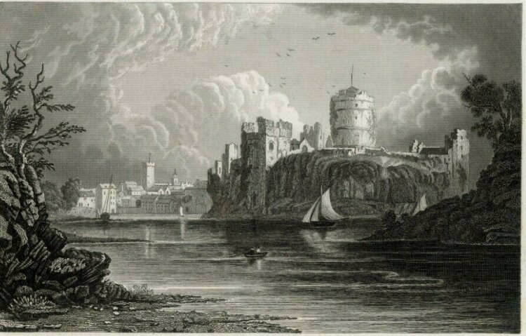 unbekannt - Pembroke Castle. - o.J., Radierung