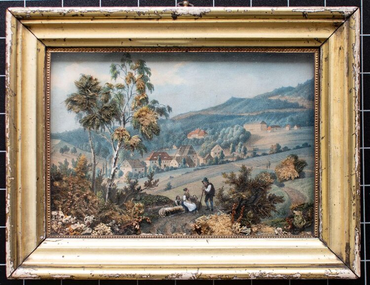 unbekannt - Bad Alexandersbad - 1842 - Diorama, Collage