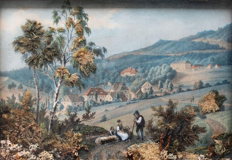 unbekannt - Bad Alexandersbad - 1842 - Diorama, Collage