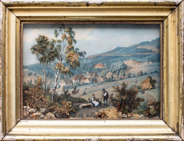 unbekannt - Bad Alexandersbad - 1842 - Diorama, Collage