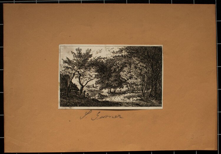 Salomon Gessner - Idyllische Landschaft - undatiert -...