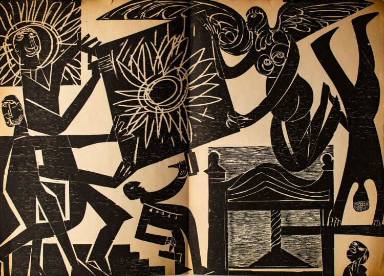 HAP Grieshaber - xylon 8 - 1964 - Holzschnitt