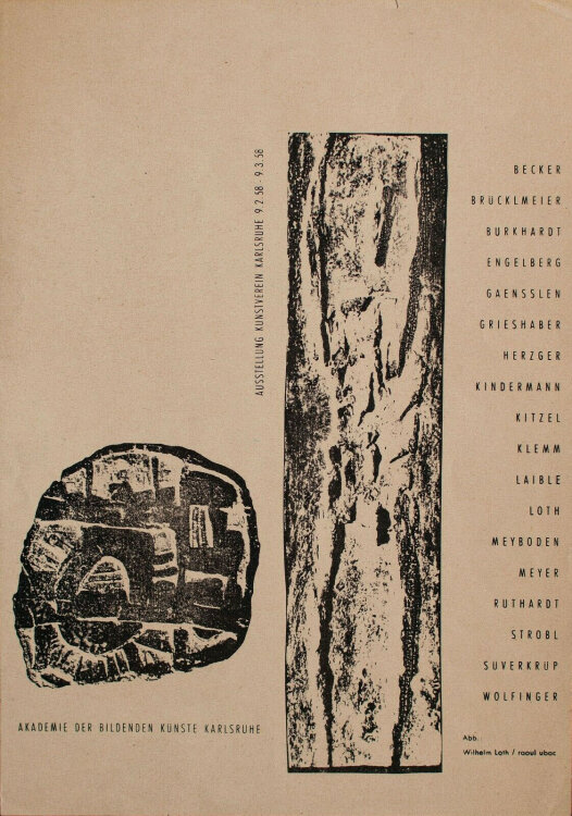 HAP Grieshaber - xylon 8 - 1964 - Holzschnitt