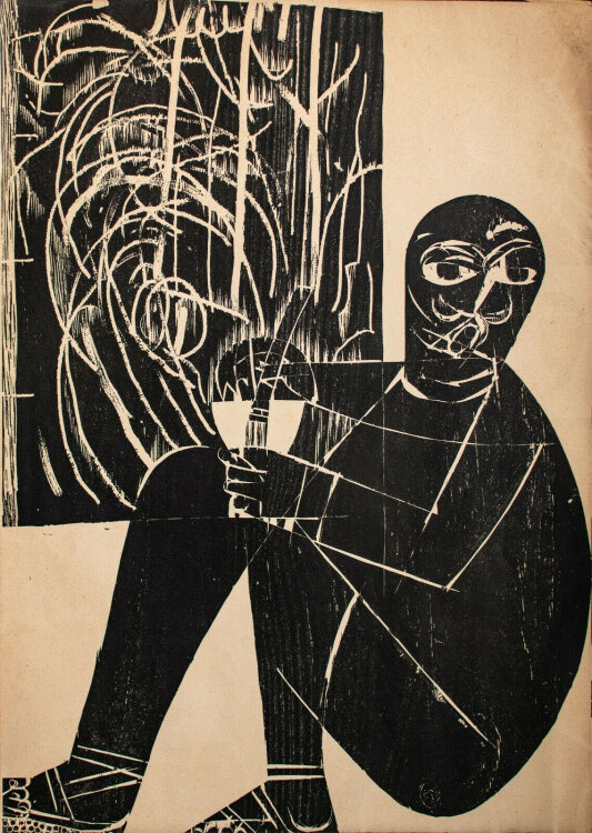 HAP Grieshaber - xylon 8 - 1964 - Holzschnitt