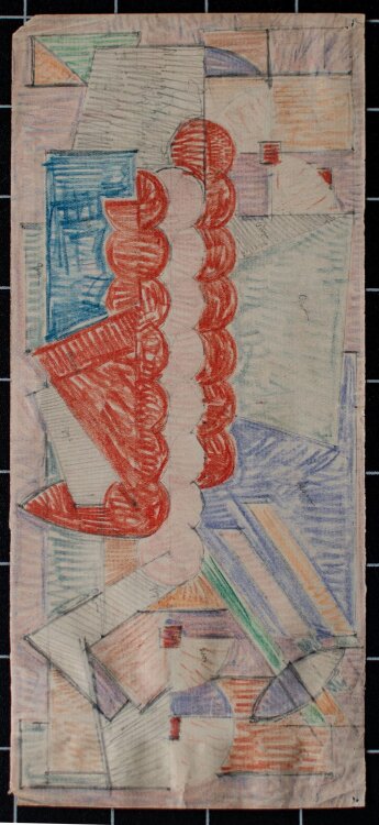 unbekannt - ohne Titel - 1920er Jahre - Farbstiftzeichnung