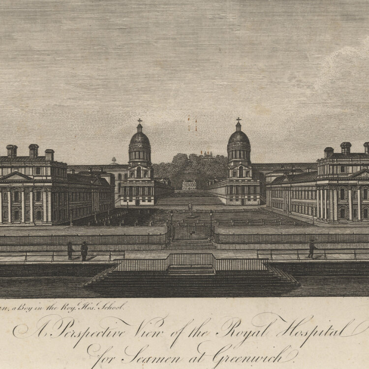 James Caldwall - A Perpective View of the Royal Hospital for Seamen at Greenwich
