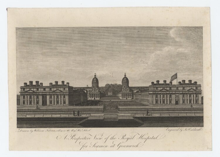 James Caldwall - A Perpective View of the Royal Hospital for Seamen at Greenwich