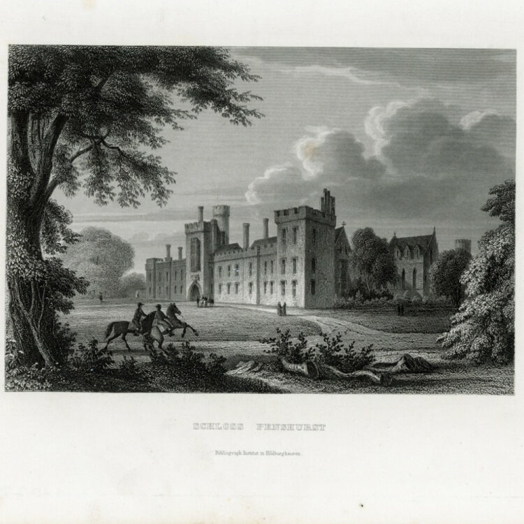 unbekannt - Schloss Penshurst. - o.J., Radierung