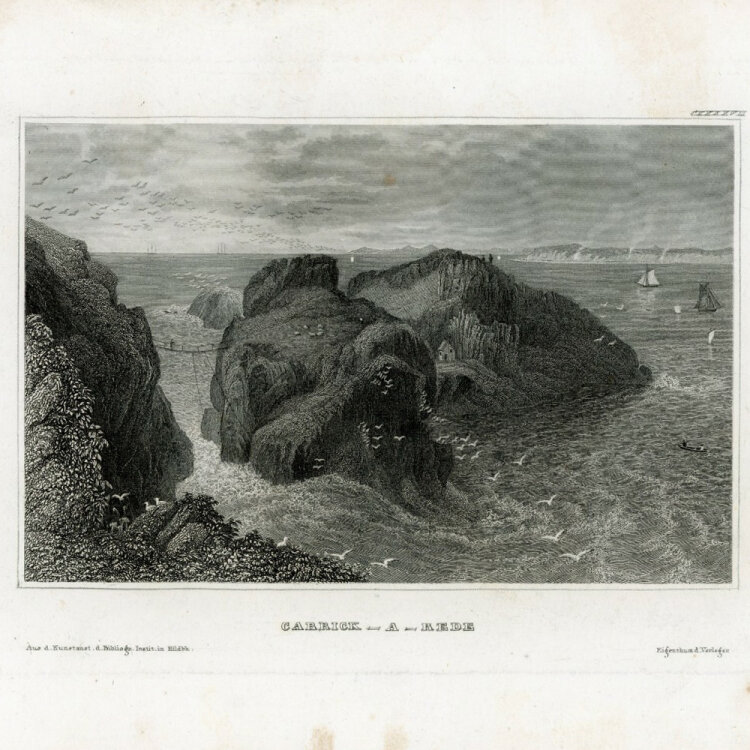 unbekannt - Carrick-a-Rede. - o.J., Radierung