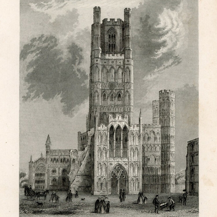 unbekannt - Die Cathedrale zu Bey. - o.J., Radierung