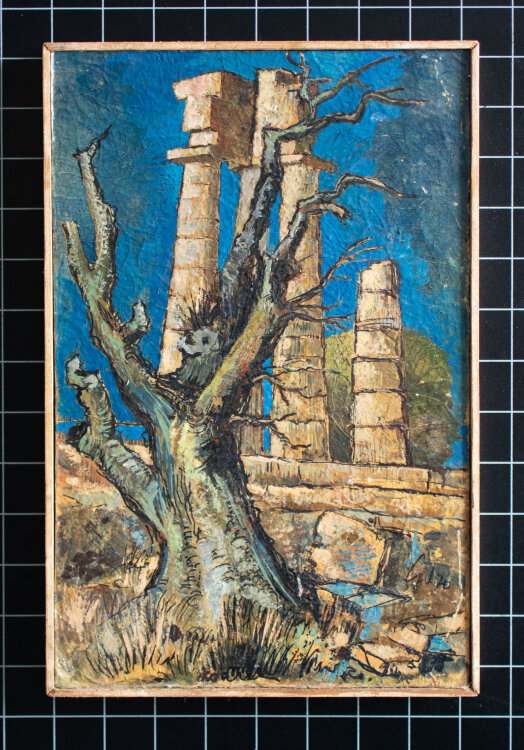 Gerhard Schulte-Dahling - Tempelruine - 1970 -...