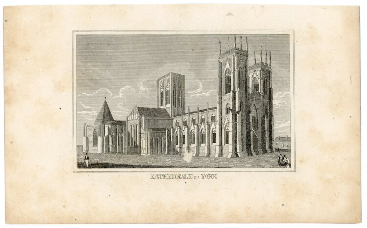 unbekannt - Kathedrale zu York. - o.J., Radierung