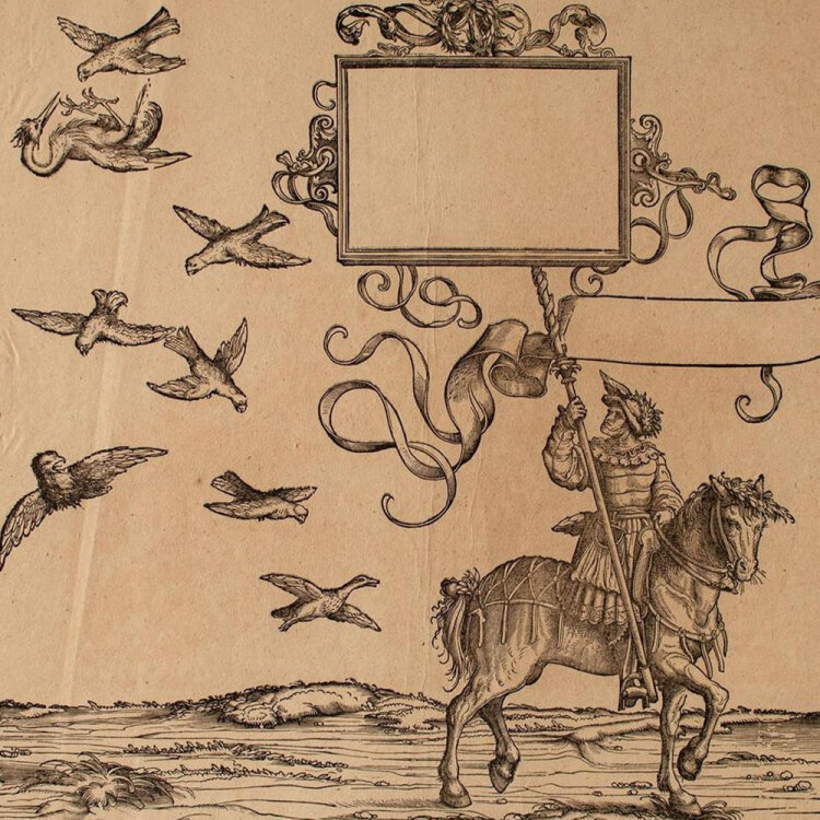 Hans Burgkmair der Ältere - Bannerträger aus:...