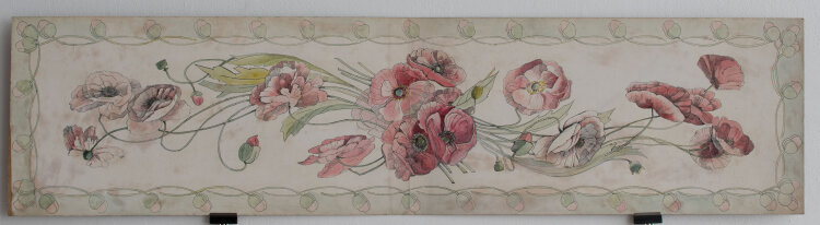Clara Hesse - Mohnblumen - um 1900 - Aquarell