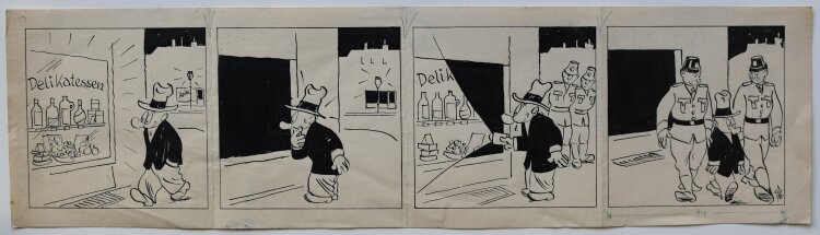 Max Otto - Stups tropft der Zahn - undatiert - Tinte, Tusche