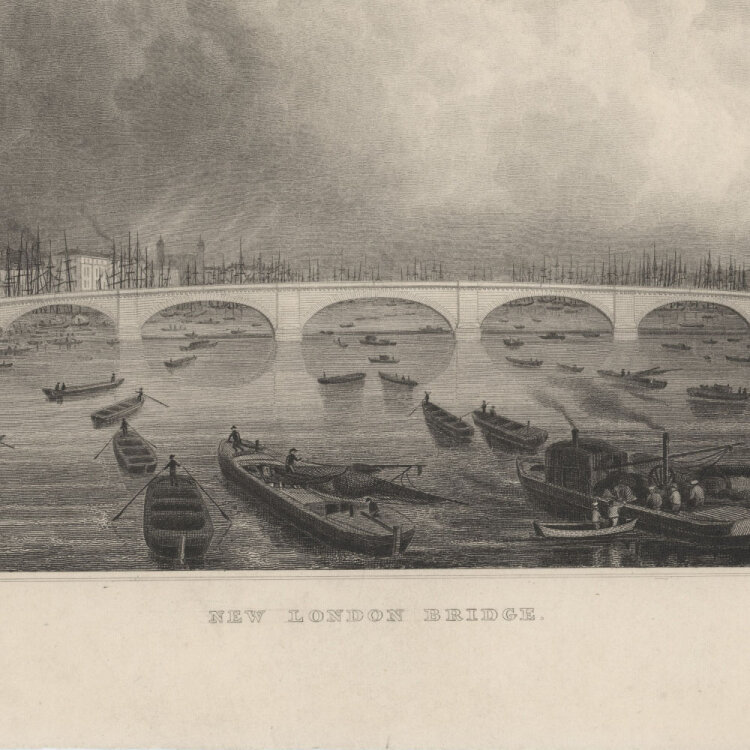 Thomas Hosmer Shepherd - New London Bridge. - o.J.,...